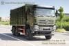ใหม่ Dongfeng Six Drive รถบรรทุกสีเขียวกองทัพออฟโรด