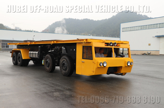 ขับเคลื่อนสี่ล้อ สายพานลำเลียงแบนต่ำ _8 × 4 ยานพาหนะขนส่งแบบแบนต่ำ _ รถเข็นตู้คอนเทนเนอร์คอนเทนเนอร์