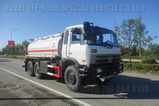 ขับเคลื่อนหกล้อEQ2102Gรถบรรทุกน้ำมันเชื้อเพลิง_Dongfeng153รถบรรทุกน้ำมันเชื้อเพลิง_6m³รถบรรทุกน้ำมันเชื้อเพลิงแบบออฟโรด