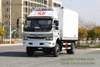รถบรรทุกตู้เย็นแบบขับเคลื่อนสี่ล้อรถตู้เย็น _dongfeng ห้องโดยสารแถวเดียวพร้อม deflector 15 ตารางตู้เย็น