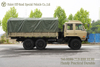 รถบรรทุกออฟโร้ดขับหกล้อพร้อมรถบรรทุกเครื่องปรับอากาศเหนือศีรษะ _Dongfeng EQ2102N รถบรรทุกพร้อมผ้าใบกันน้ำ