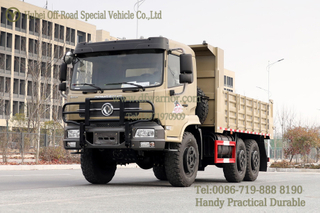 6x6 Off-Road Front Front Cab รถ Dump-Bed Bed Truck_6wd รุ่นส่งออกรถบรรทุกหนักที่ใช้งานหนัก