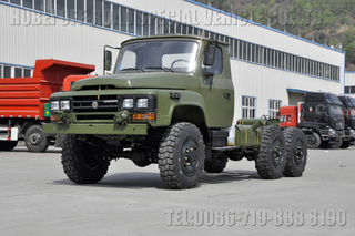 ขับเคลื่อนหกล้อหัวยาว EQ2082 แชสซีออฟโรด_Dongfeng 140 ดัดแปลงแชสซียานพาหนะพิเศษออฟโรด_สปริงเกลอร์รถบรรทุกน้ำมันการปรับเปลี่ยนแชสซี RV